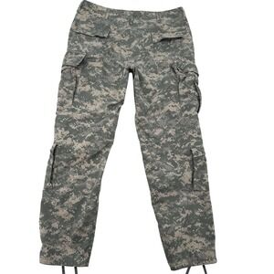 US Military ACU Digital Camo Cargo Pants Men L Long 35x34 Army Combat Uniform